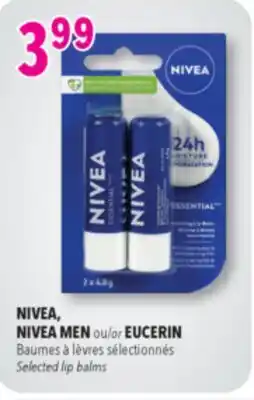 Familiprix Nivea caring lip balm Essential 2x4.8g offer