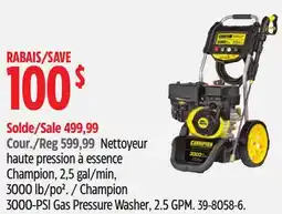 Canadian Tire Champion 3000-PSI Gas Pressure Washer, 2.5 GPM offer