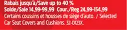 Canadian Tire AutoTrends Selected Car Seat Covers and Cushions offer