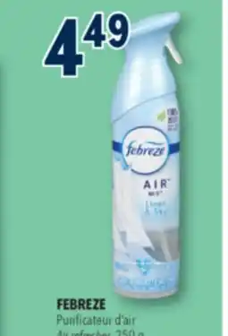 Familiprix Febreze Air freshener Linen & Sky 250g offer