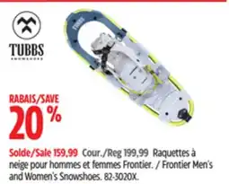 Canadian Tire Tubbs Frontier Men's and Women's Snowshoes offer