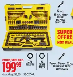 Canadian Tire Black Chrome Socket Sets offer