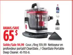 Canadian Tire Hoover CleanSlate Portable Deep Cleaner offer