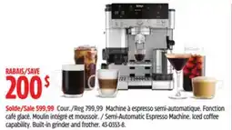 Canadian Tire Ninja Semi-Automatic Espresso Machine offer