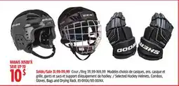 Canadian Tire Selected Hockey Helmets, Combos, Gloves offer