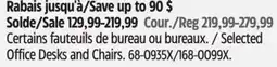 Canadian Tire Selected Office Desks and Chairs offer