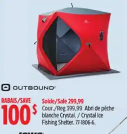 Canadian Tire Crystal Ice Fishing Shelter offer
