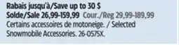 Canadian Tire MotoMaster Selected Snowmobile Accessories offer