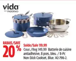 Canadian Tire 8-Pc Non-Stick Cookset, Blue offer