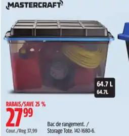 Canadian Tire MASTERCRAFT Storage Tote offer