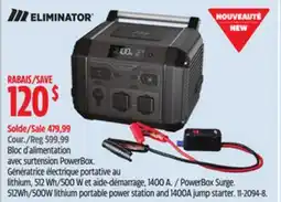 Canadian Tire PowerBox Surge. 512Wh/500W lithium portable power station and 1400A jump starter offer