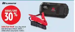Canadian Tire 2500A Lithium Jump Starter. ELIMINATOR offer