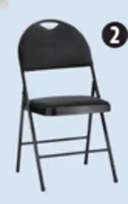 Canadian Tire High-Back Folding Chair, Black offer