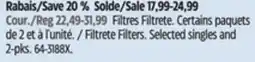 Canadian Tire Filtrete Filters offer