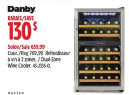 Canadian Tire Danby Dual-Zone Wine Cooler offer