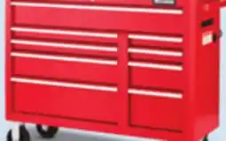Canadian Tire MAXIMUM 47˝ 9-Drawer Tool Cabinet, Solid Wood Top. 2000-lb caster capacity offer