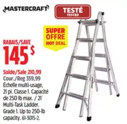 Canadian Tire Mastercraft 21´ Multi-Task Ladder offer