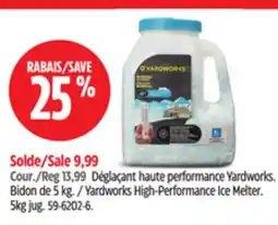 Canadian Tire Yardworks High-Performance Ice Melter. 5kg jug offer