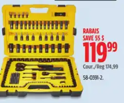 Canadian Tire Stanley Professional Grade Black Chrome Socket Set, SAE/Metric, 197-pc offer