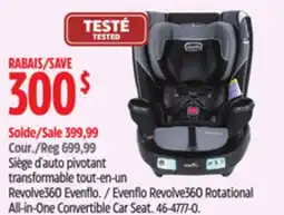 Canadian Tire Revolve360 Rotational All-in-One Convertible Car Seat offer
