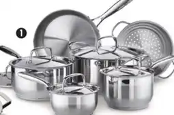 Canadian Tire Canadian Classic 18/10 Stainless-Steel Cookset, 11-Pc offer