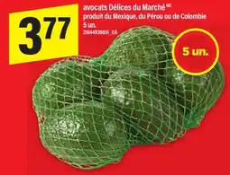 Maxi AVOCATS DÉLICES DU MARCHÉ, 5 UN offer
