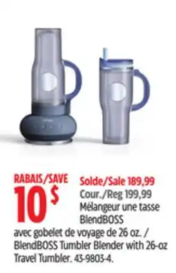 Canadian Tire BlendBOSS Tumbler Blender with 26-oz Travel Tumbler offer