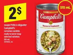 Maxi SOUPE PRÊTE À DÉGUSTER CAMPBELL'S | READY TO SERVE SOUP, 515 ML offer