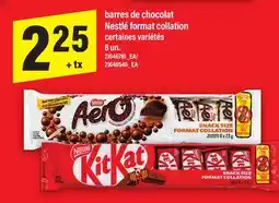 Maxi BARRES DE CHOCOLAT NESTLÉ FORMAT COLLATION, 8 UN offer