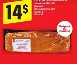 Maxi RÔTI DE PORC SAVEURS DU MONDE PC MD | PORK ROAST, 730/900 g offer