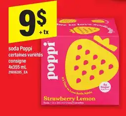 Maxi SODA POPPI, 4X355 ML offer