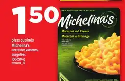 Maxi PLATS CUISINÉS MICHELINA'S, 156-284 G offer