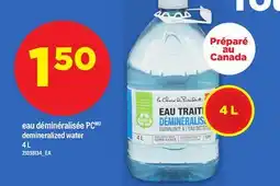 Maxi EAU DÉMINÉRALISÉE PC DEMINERALIZED WATER, 4 L offer
