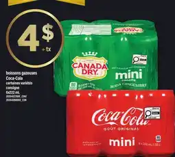 Maxi BOISSONS GAZEUSES COCA-COLA, 6X222 ML offer