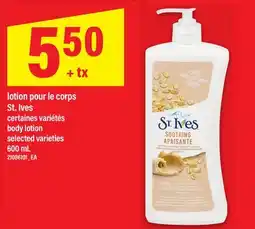 Maxi LOTION POUR LE CORPS ST. IVES | BODY LOTION, 600 mL offer