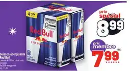 Metro BOISSON ÉNERGISANTE RED BULL | RED BULL ENERGY DRINK offer