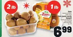 Metro S OU KIWIS JAUNES SUCRÉS SUNGOLD | KIWIS OR SUNGOLD SWEET YELLOW KIWIS offer