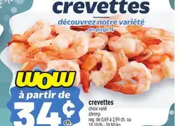 Metro CREVETTES | SHRIMP offer