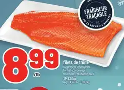 Metro FILETS DE TRUITE | TROUT FILLETS offer