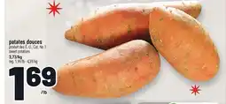 Metro PATATES DOUCES | SWEET POTATOES offer