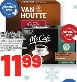 Metro CAPSULES DE CAFÉ VAN HOUTTE, MCCAFÉ | VAN HOUTTE, MCCAFÉ COFFEE CAPSULES offer