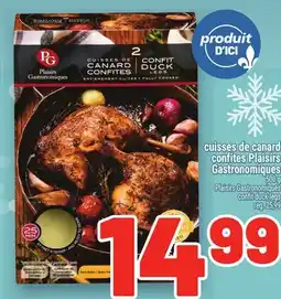 Metro CUISSES DE CANARD CONFITES PLAISIRS GASTRONOMIQUES | PLAISIRS GASTRONOMIQUES CONFIT DUCK LEGS offer