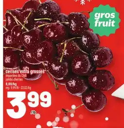 Metro ERISES EXTRA GROSSES | JUMBO CHERRIES offer