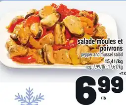 Metro SALADE MOULES ET POIVRONS | PEPPER AND MUSSEL SALAD offer