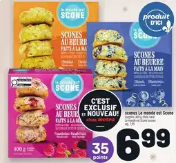 Metro SCONES LE MONDE EST SCONE | LE MONDE EST SCONE SCONES offer
