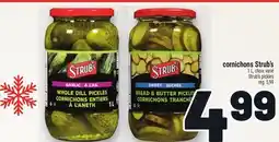 Metro CORNICHONS STRUB'S | STRUB'S PICKLES offer