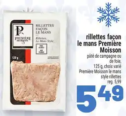 Metro RILLETTES FAÇON LE MANS PREMIÈRE MOISSON | PREMIÈRE MOISSON LE MANS STYLE RILLETTES offer