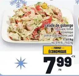 Metro SALADE DE GOBERGE | POLLOCK SALAD offer