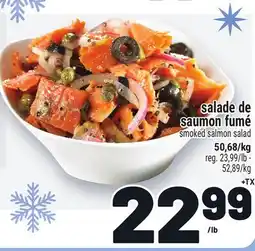 Metro SALADE DE SAUMON FUMÉ | SMOKED SALMON SALAD offer