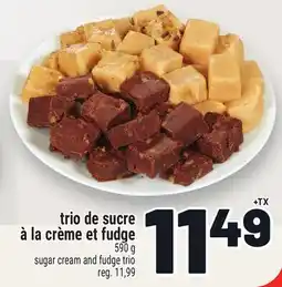 Metro TRIO DE SUCRE À LA CRÈME ET FUDGE | SUGAR CREAM AND FUDGE TRIO offer